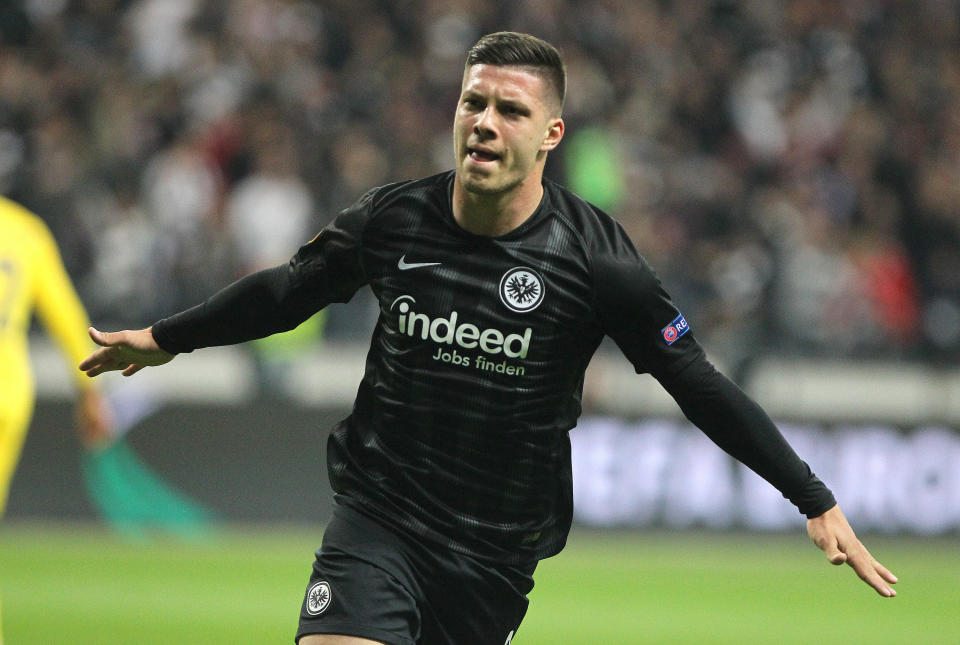 Luka Jovic opened the scoring for Eintracht Frankfurt. (Credit: Getty Images)