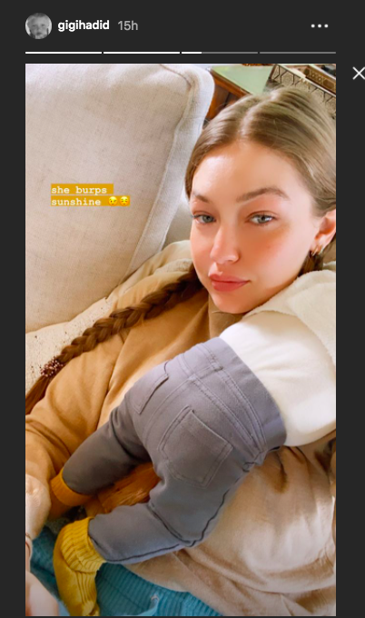 Photo credit: Gigi Hadid - Instagram