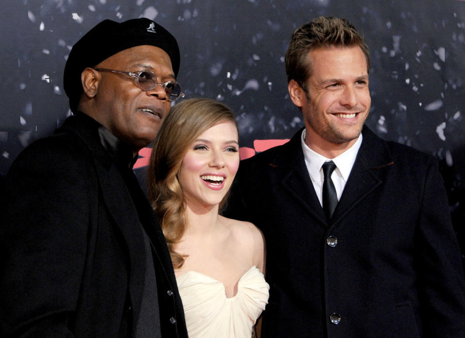 Samuel L. Jackson Gabriel Macht Scarlett Johansson Spirit LA Premiere Lionsgate