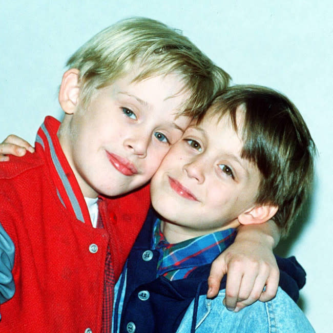Macaulay y Kieran Culkin en su infancia credit:Bang Showbiz