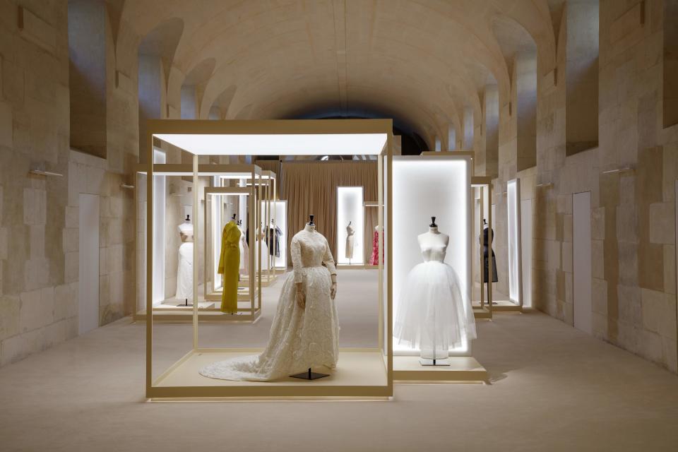 The Balenciaga showcase for European Heritage Days at Kering headquarters in Paris