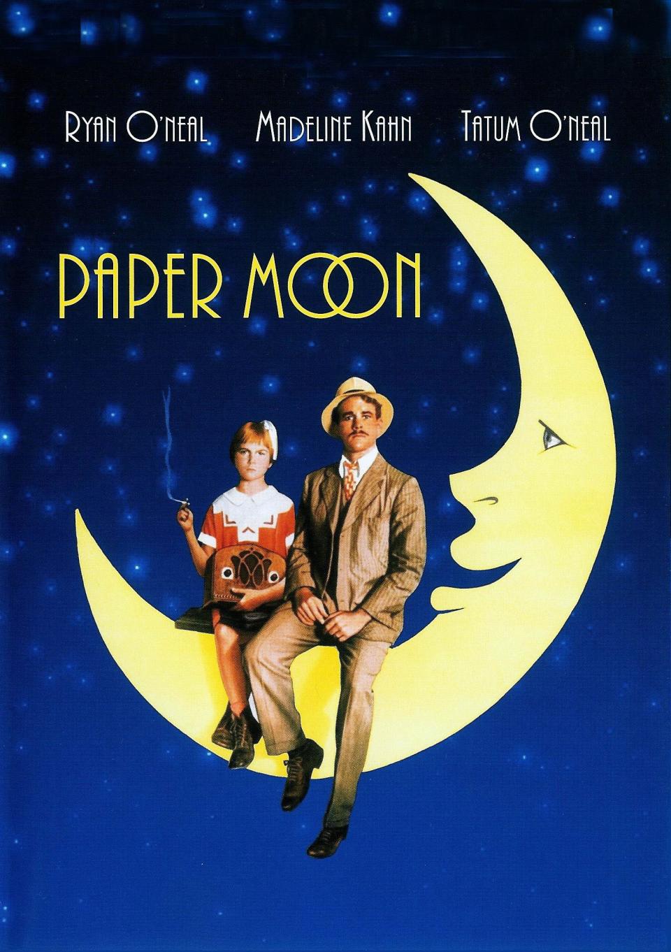 泰妲奧尼爾與父親雷恩奧尼爾曾合演電影《紙月亮》。（圖／美聯社）