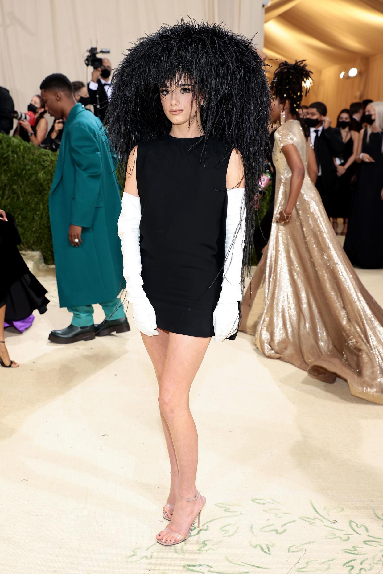 Dixie D'Amelio attends The 2021 Met Gala Celebrating In America: A Lexicon Of Fashion at Metropolitan Museum of Art on Sept. 13, 2021 in New York.