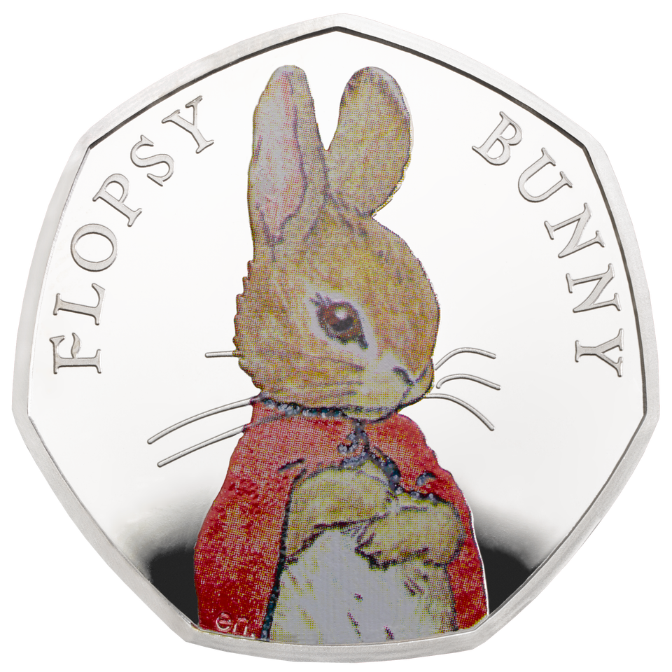 Flopsy Bunny will be available from March (Royal Mint)