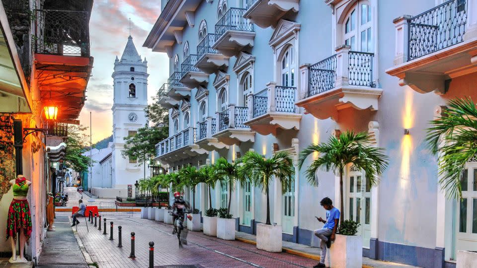 Panama City's historic old quarter is listed as a UNESCO World Heritage site. - Bogdan Lazar/Alamy