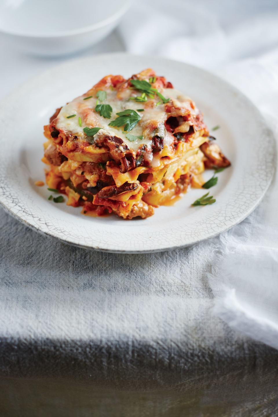 Sausage and Squash Lasagna