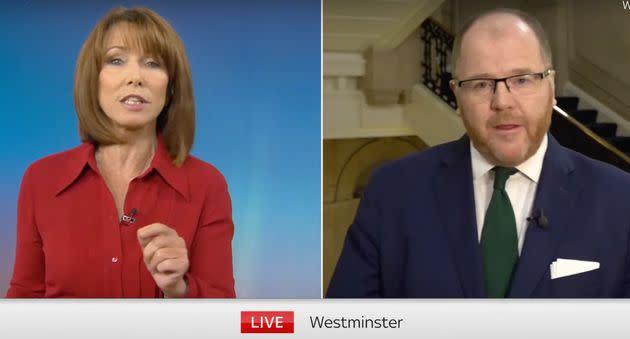 Kay Burley and George Freeman (Photo: Sky News)