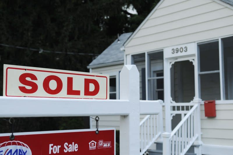 The rate on a 30-year, fixed-term mortgage is near 7%, supporting a decline in the number of home loan applications, the Mortgage Bankers Association said Wednesday. File photo by Alexis C. Glenn/UPI