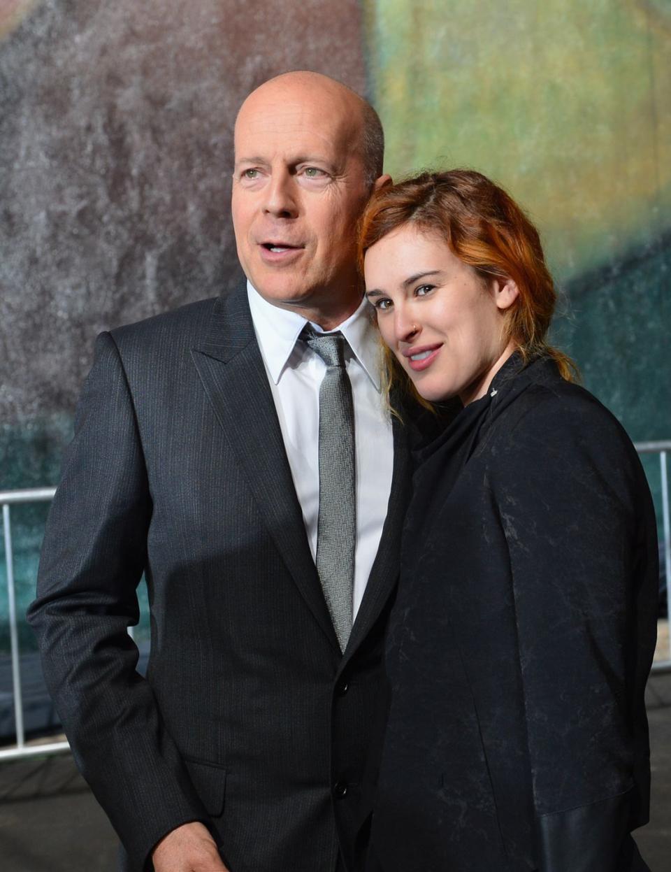 Bruce Willis and Rumer Willis