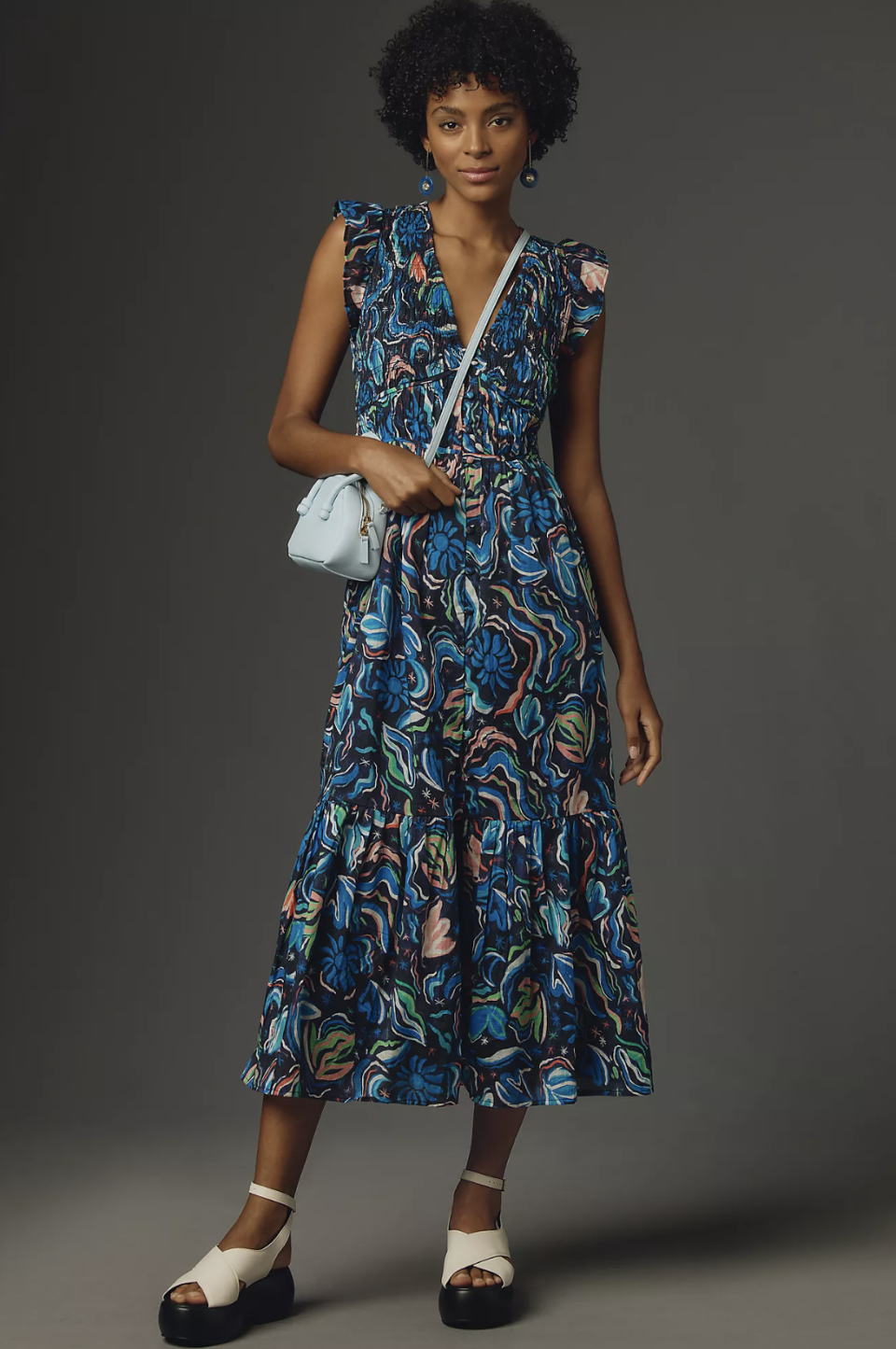 The Peregrine Midi Dress (Photo via Anthropologie)