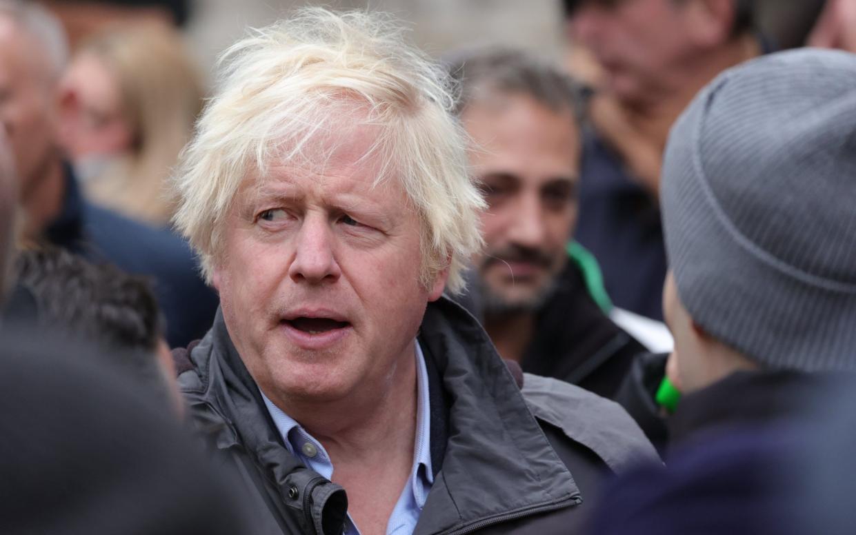 Boris Johnson is accused of writing a book about William Shakespeare instead of working during Covid pandemic