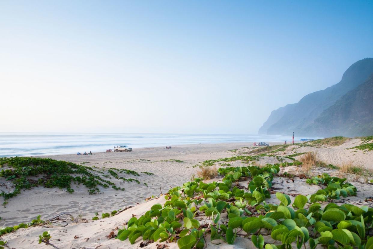 late afternoon on this enormous beach