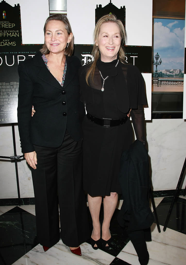 Doubt NY Premiere 2008 Cherry Jones Meryl Streep