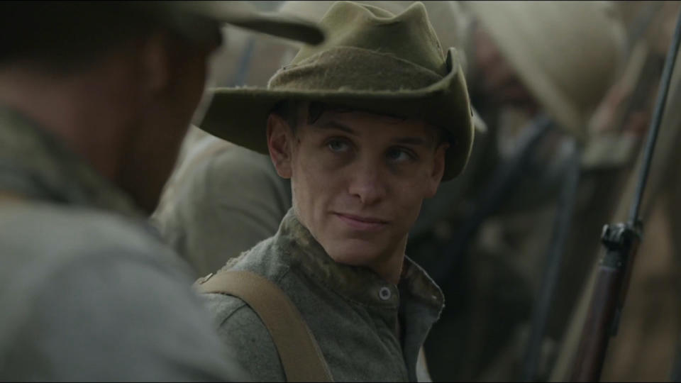 Travis Jeffrey in Gallipoli