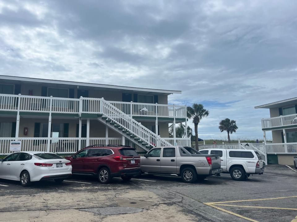 The Dolphin Lane Motel, 318 Carolina Beach Ave. N. Two officers were involved in a shooting at the motel around 12:30 a.m. Saturday, July 2, 2022. SYDNEY HOOVER/STARNEWS