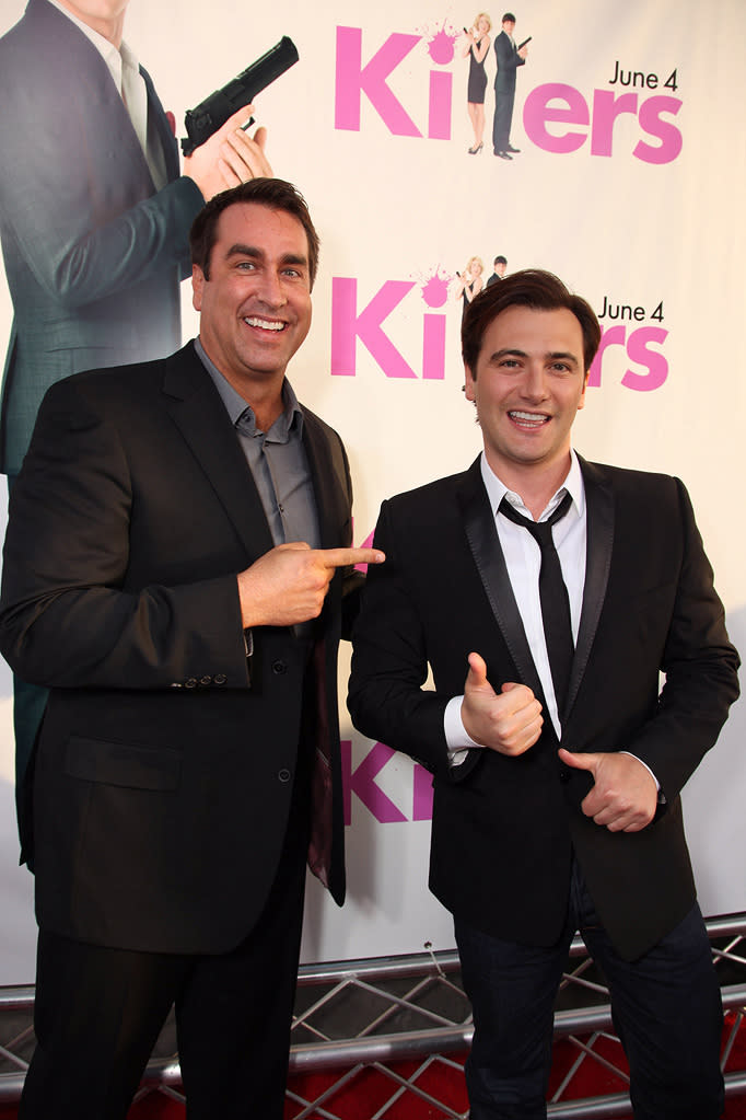 <a href="http://movies.yahoo.com/movie/contributor/1808870276" data-ylk="slk:Rob Riggle;elm:context_link;itc:0;sec:content-canvas" class="link ">Rob Riggle</a> and <a href="http://movies.yahoo.com/movie/contributor/1804857430" data-ylk="slk:Robert Luketic;elm:context_link;itc:0;sec:content-canvas" class="link ">Robert Luketic</a> at the Los Angeles premiere of <a href="http://movies.yahoo.com/movie/1810076153/info" data-ylk="slk:Killers;elm:context_link;itc:0;sec:content-canvas" class="link ">Killers</a> - 06/01/2010