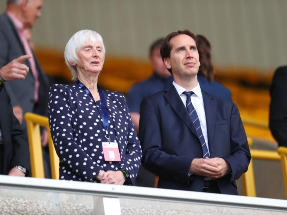 Baroness Sue Campbell and FA chief Mark Bullingham (Getty Images)