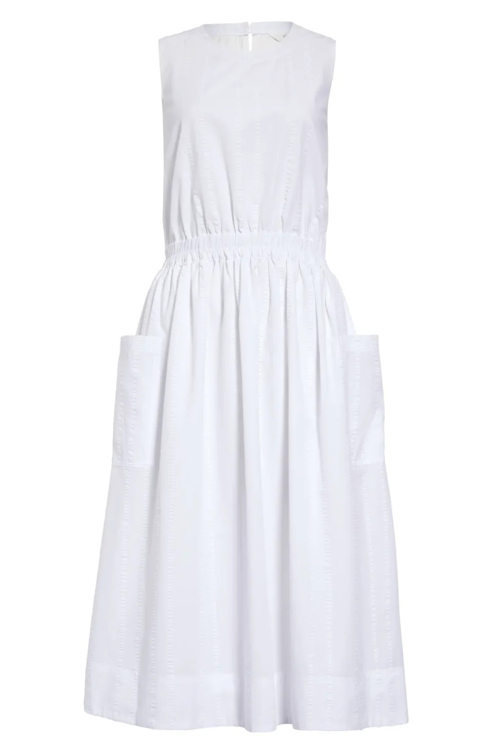 1901 Sleeveless Cotton Fit & Flare Dress