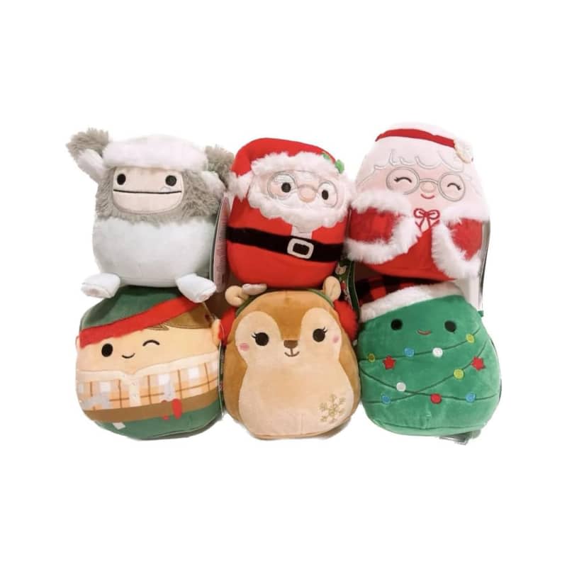 Squishmallows 2023 Christmas Bigfoot Elf Reindeer 5" Mini Plush Doll (Set of 6)