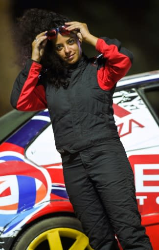 Noor Daoud said she was initially criticised by Palestinians for drift racing