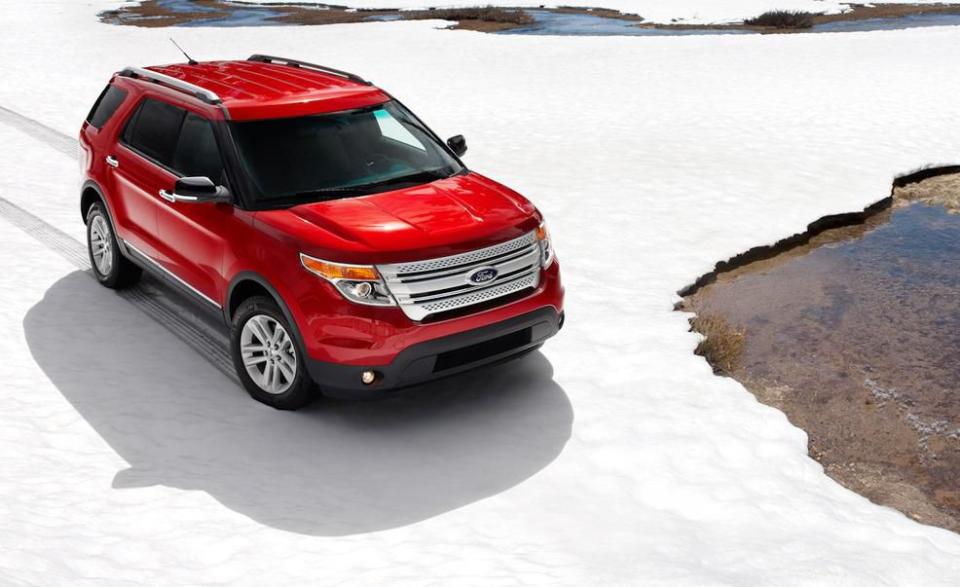 <p>For 2011, <a rel="nofollow noopener" href="https://www.caranddriver.com/reviews/2011-ford-explorer-limited-4wd-test-review" target="_blank" data-ylk="slk:the Explorer;elm:context_link;itc:0;sec:content-canvas" class="link ">the Explorer</a> makes arguably its biggest shift yet, transitioning from a rear-wheel-drive-based, body-on-frame truck to a car-based, front-wheel-drive crossover with unitized body construction. (All-wheel drive is optional.) Even though the bones are new to the Explorer, they aren't new, per se: The "D-platform" underpinnings are derived from Volvo's P2 architecture that first appeared in the late 1990s. (Volvo had been owned by Ford as part of the latter's "Premium Auto Group.") A naturally aspirated V-6 engine is standard, while a new twin-turbocharged 3.5-liter V-6 EcoBoost engine is available in the Explorer Sport model. The EcoBoost-powered Explorer proves quick in our testing, leaping from zero to 60 mph in 5.9 seconds.</p>