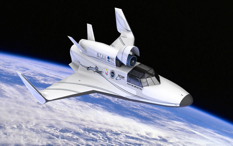 <p>OK, so going to space all on your own wont be possible for a while yet, but you can bag co-pilot statusand cut-down on the inevitable whooping of Hollywood elite in the Virgin Galactic cabinif you travel <a rel="nofollow noopener" href="http://www.xcor.com" target="_blank" data-ylk="slk:on the Lynx spacecraft;elm:context_link;itc:0;sec:content-canvas" class="link ">on the Lynx spacecraft</a>. Although it looks set to take to the skies sometime after Virgin Galactic, XCORalso stationed at Spaceport in the Mojave desert, Californiahas seats in the Lynx only for a pilot and one paying passenger. Also unlike the VSS Unity, which gets to 50,000 ft. while attached to the WhiteKnightTwo mothership before blasting-off to space, the Lynx will take off and land horizontally on a runway. Advance tickets for the Lynx are selling for US$150,000, with about 300 sold so far.</p>