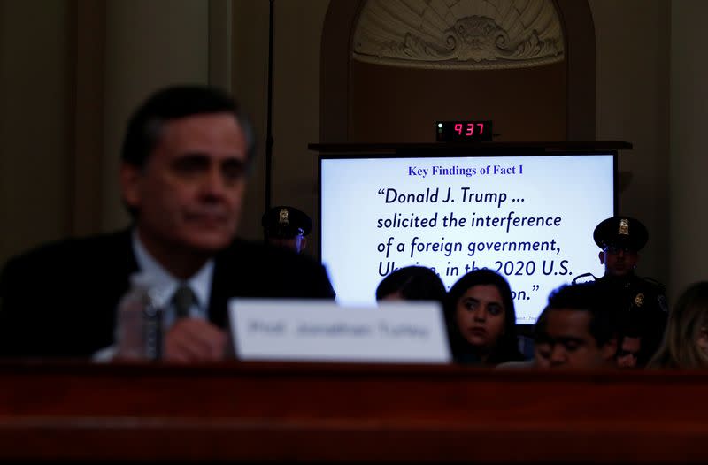 House Judiciary Committee holds hearing on Trump impeachment inquiry on Capitol Hill in Washington