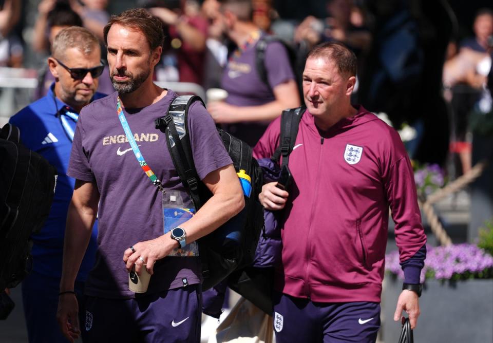 England manager Gareth Southgate leaving the team hotel in Berlin (Bradley Collyer/PA Wire)