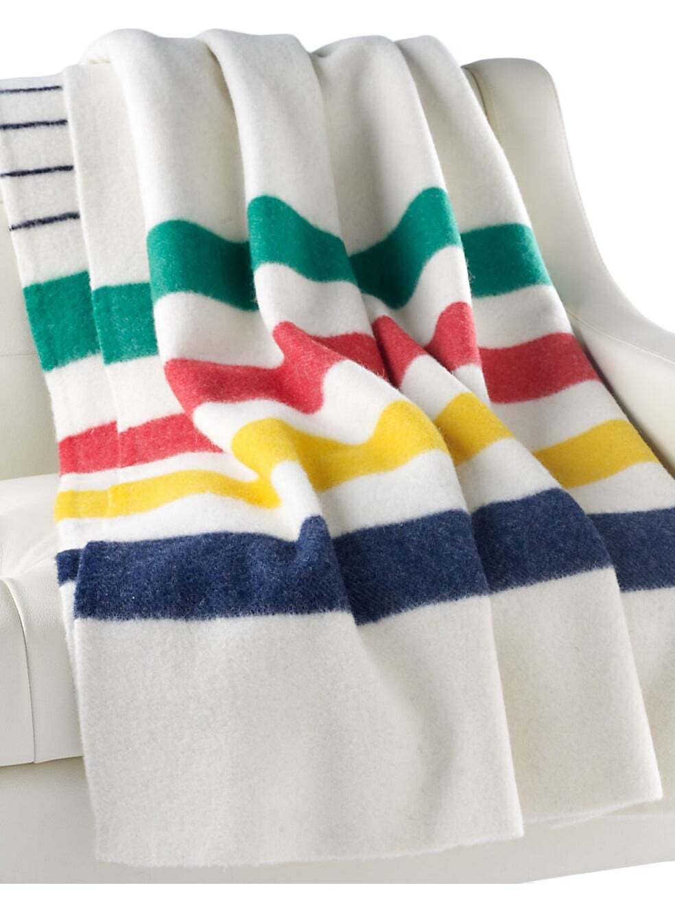 HBC Stripes Iconic Multistripe Point Blanket