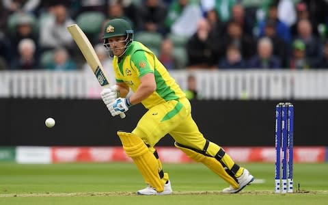 Aaron Finch of Australia - Credit: GETTY IMAGES