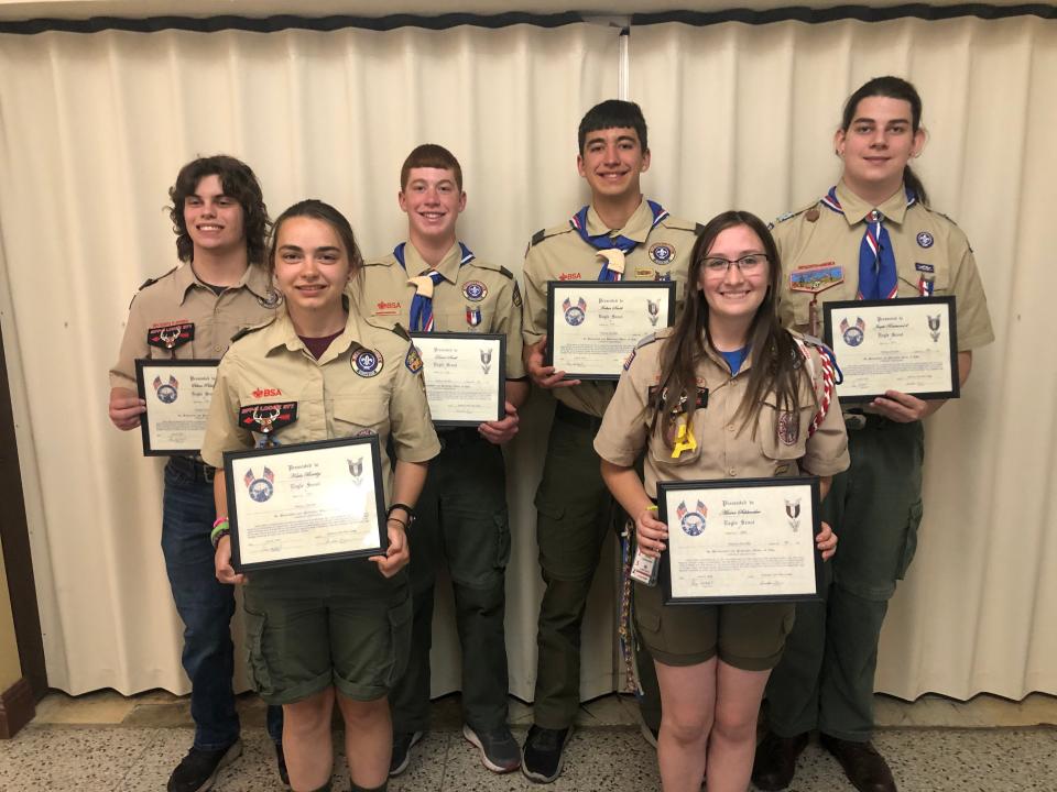 Alliance Elks Lodge 467 honored young men and women who received their Eagle Scout badge in 2022-23.
