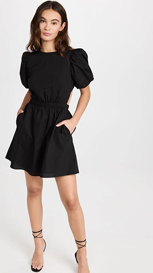 cute-sundresses-English Factory Cut Out Poplin Mini Dress