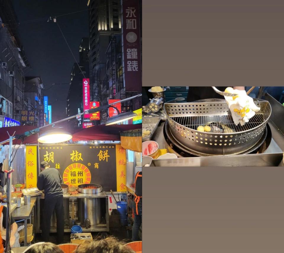 鄭世雲7日晚間就衝台灣夜市，品嘗道地台灣美食。（圖／翻攝自鄭世雲IG）