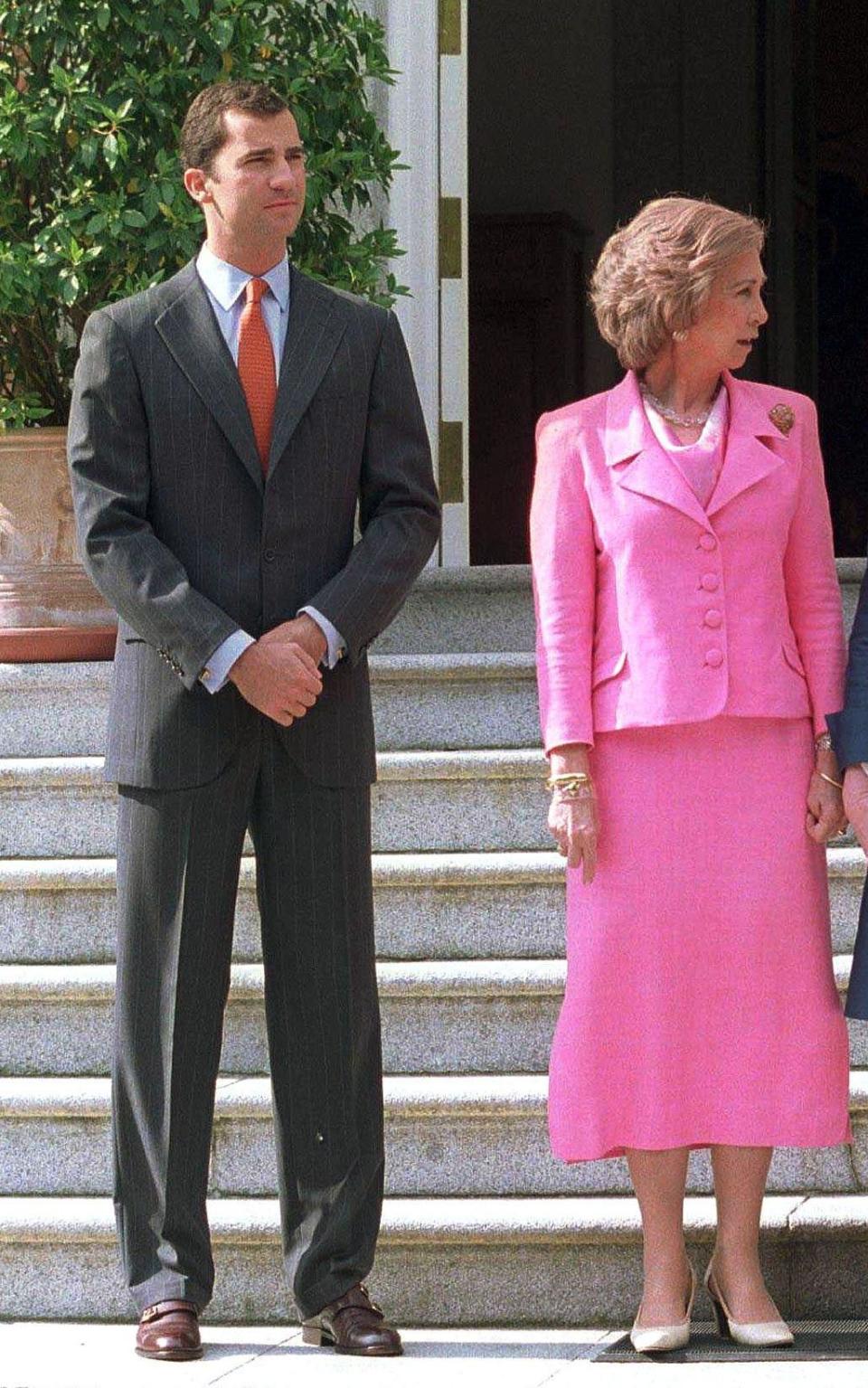 king felipe and his mother