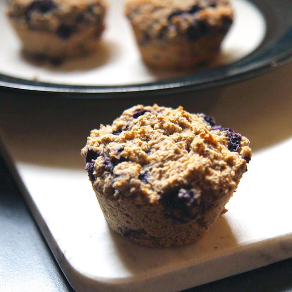 Blueberry Oat Bran Muffins