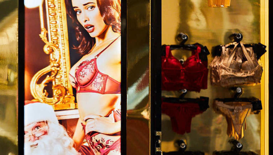 An online campaign is pushing to stop underwear retailer Honey Birdette from displaying “porn-style advertising” in its shop fronts. Source: Change.org