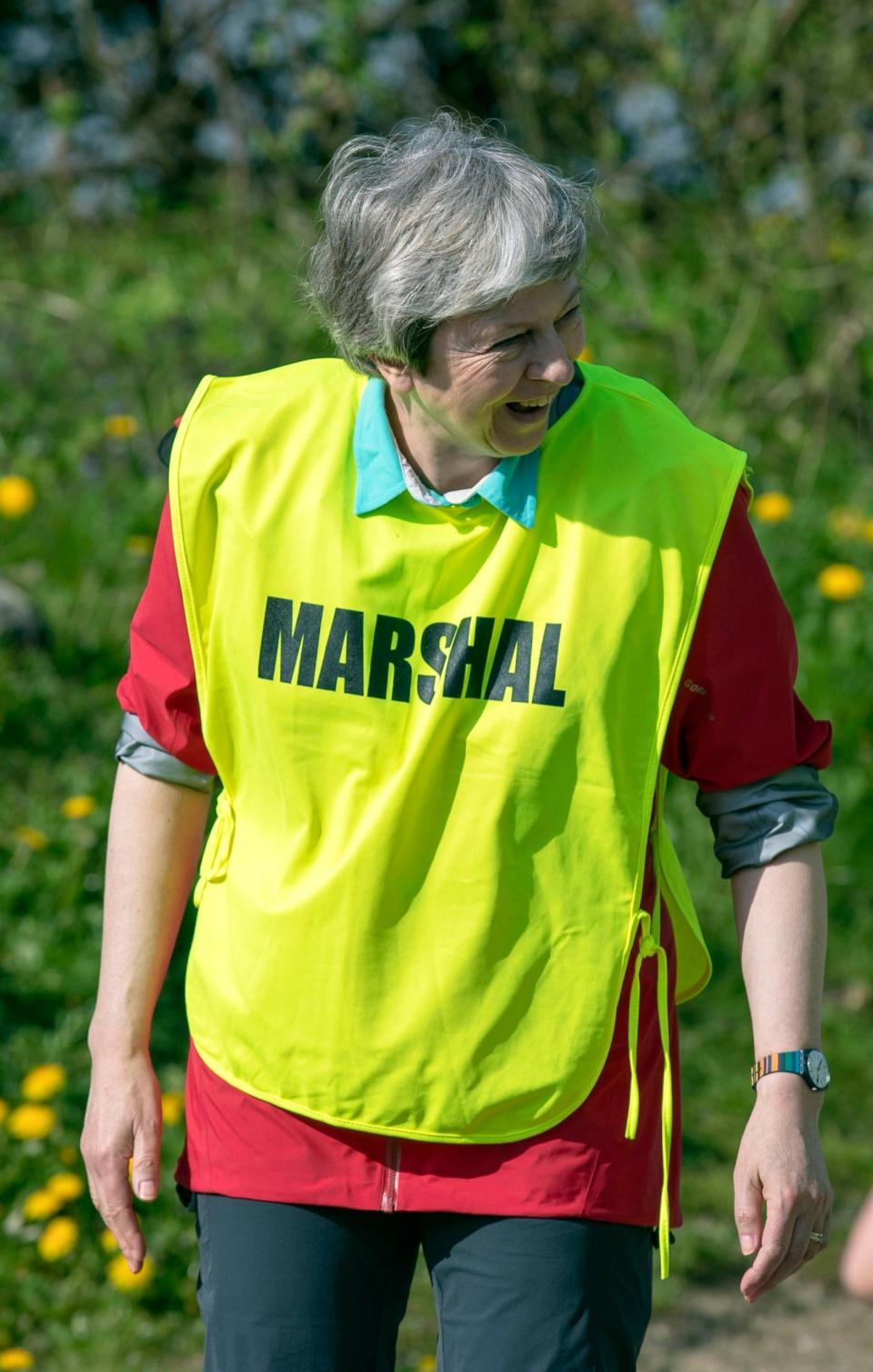 Theresa May is currently away from Downing Street for the Easter recess