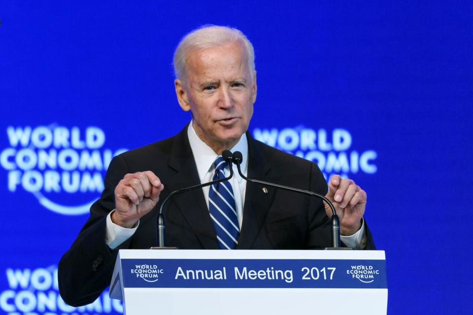 Vice President Joe Biden speaks out against Russia.