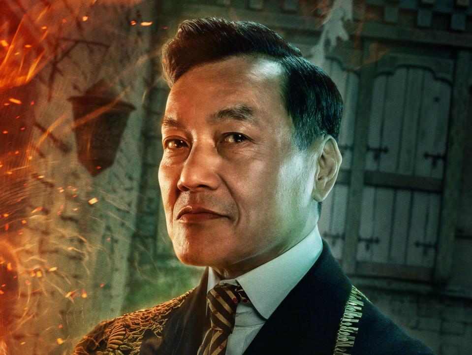 dave wong as liu tao in character art for fantastic beasts the secrets of dumbledore