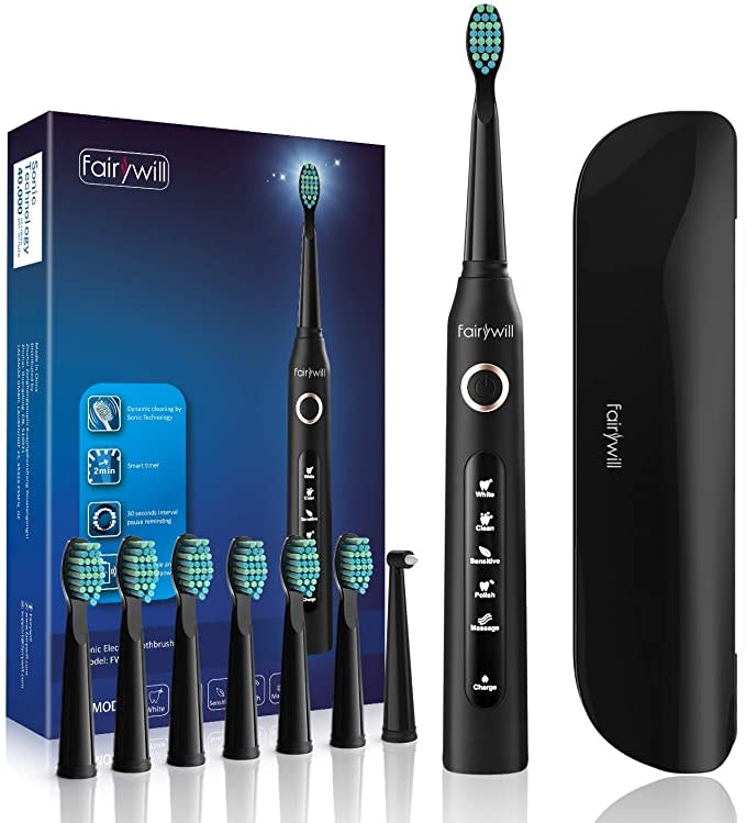 Fairywill Electric Toothbrush for Adults. Image via Amazon.