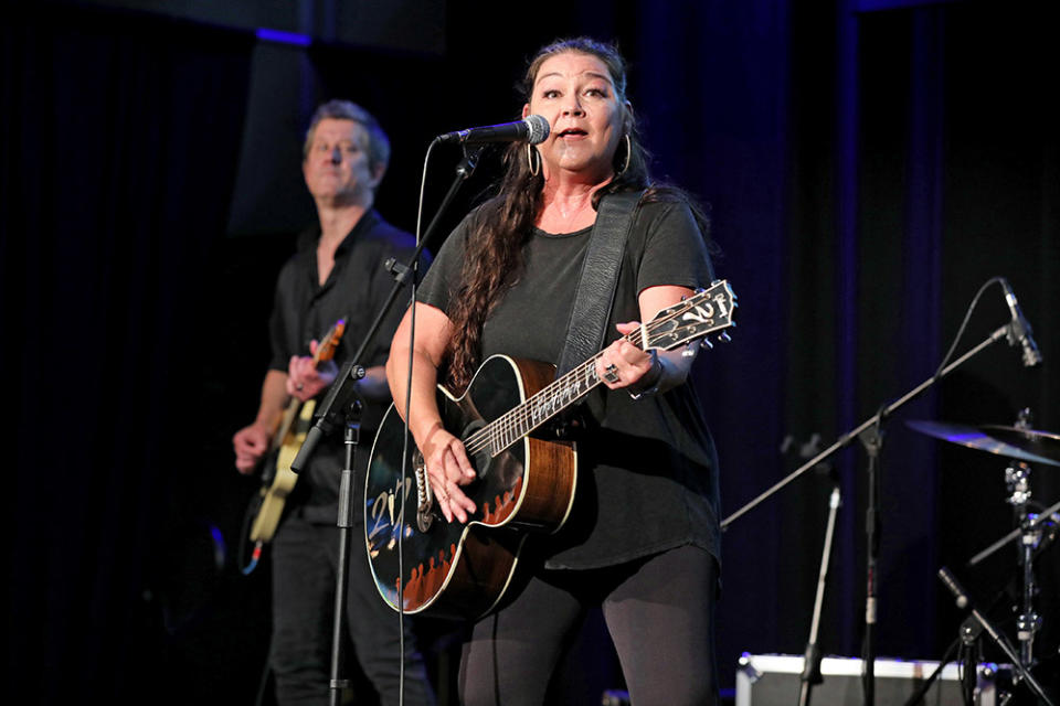 Gretchen Wilson performs onstage during the 2023 Bob Woodruff Foundation Got Your 6 VetFest at The Loveless Cafe on July 15, 2023 in Nashville, Tennessee.