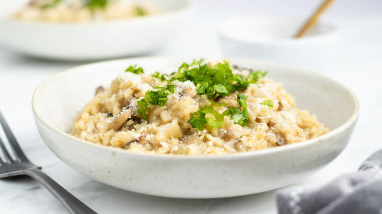 Creamy Mushroom Risotto