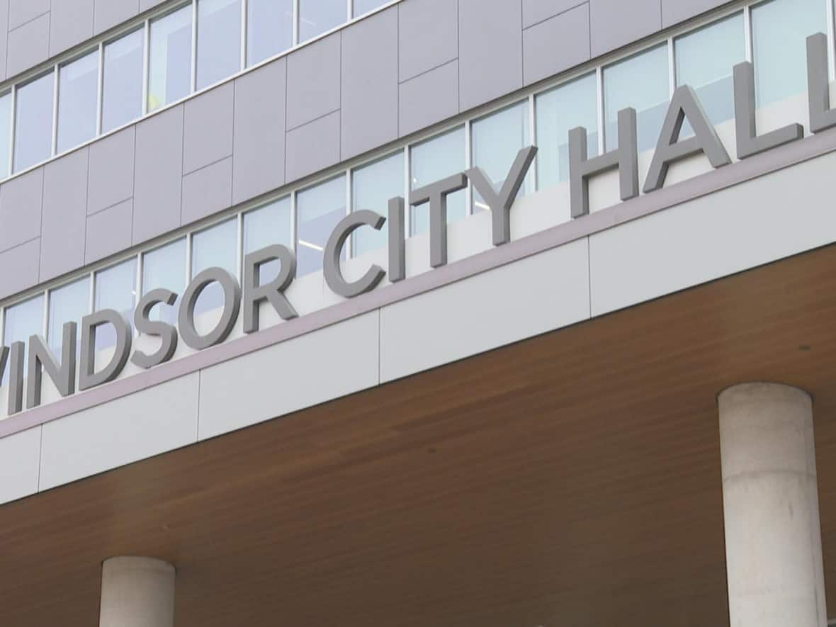 Windsor city hall is shown in a file photo. (Jennifer La Grassa/CBC - image credit)