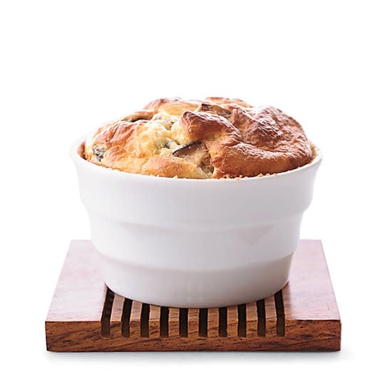 Mushroom and Chèvre Soufflés