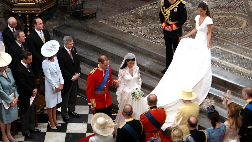 Theirs was the 16th royal wedding to take place at the abbey