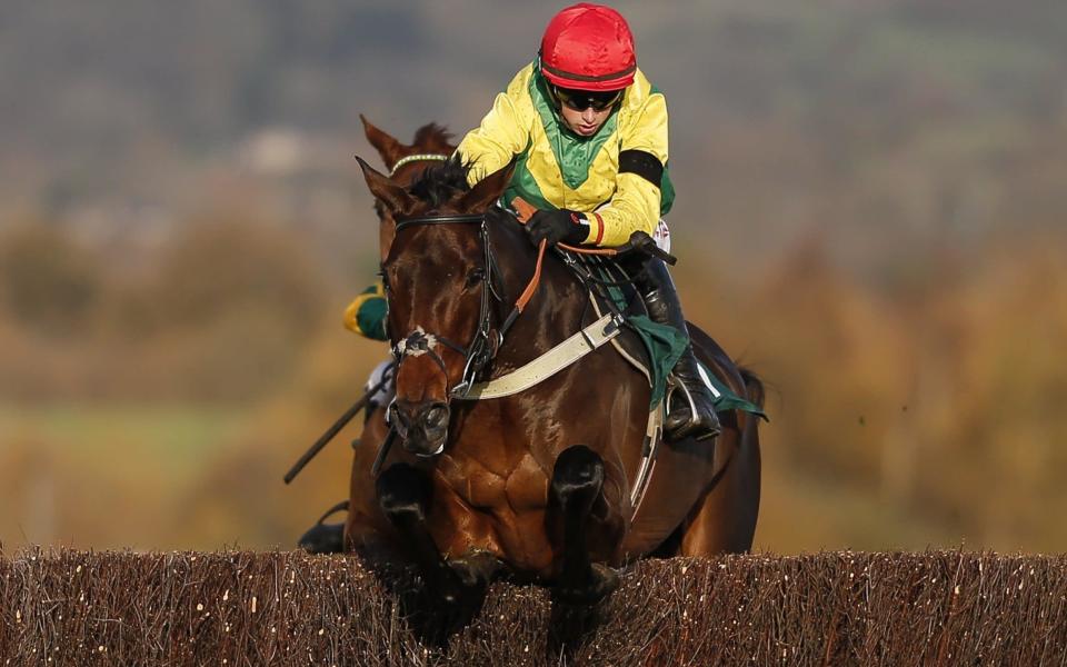 Finian's Oscar, ridden by Bryan Cooper, won the Steel Plate And Sections Novice Chase at Cheltenham on Friday - Getty Images Europe