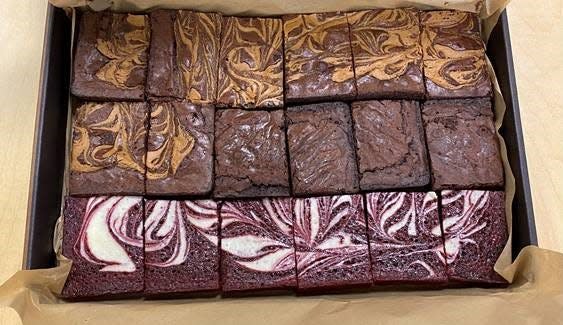 Variety brownie pack sold at Chocolate Dandies.