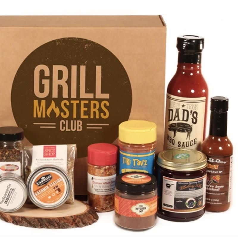 <p><strong>Grill Masters Club</strong></p><p>grillmastersclub.com</p><p><a href="https://go.redirectingat.com?id=74968X1596630&url=https%3A%2F%2Fgrillmastersclub.com%2Fsubscribe%2F&sref=https%3A%2F%2Fwww.esquire.com%2Fstyle%2Fadvice%2Fg2912%2Fbest-subscription-boxes-for-men%2F" rel="nofollow noopener" target="_blank" data-ylk="slk:Shop Now;elm:context_link;itc:0;sec:content-canvas" class="link ">Shop Now</a></p><p>Want to become a world-class pitmaster? Look no further than this subscription box. From rubs and grill accessories to premium sauces to wood chips, the Grill Masters Club offers all the essentials, curated by the best of the best, that you need to fire up all that brawny goodness every month. BBQ ain’t just for summer, folks. There are also tips and recipes to make sure your servings are all up to snuff. In addition, the site gives you access to a whole community that loves grilling just as much as you do. </p>