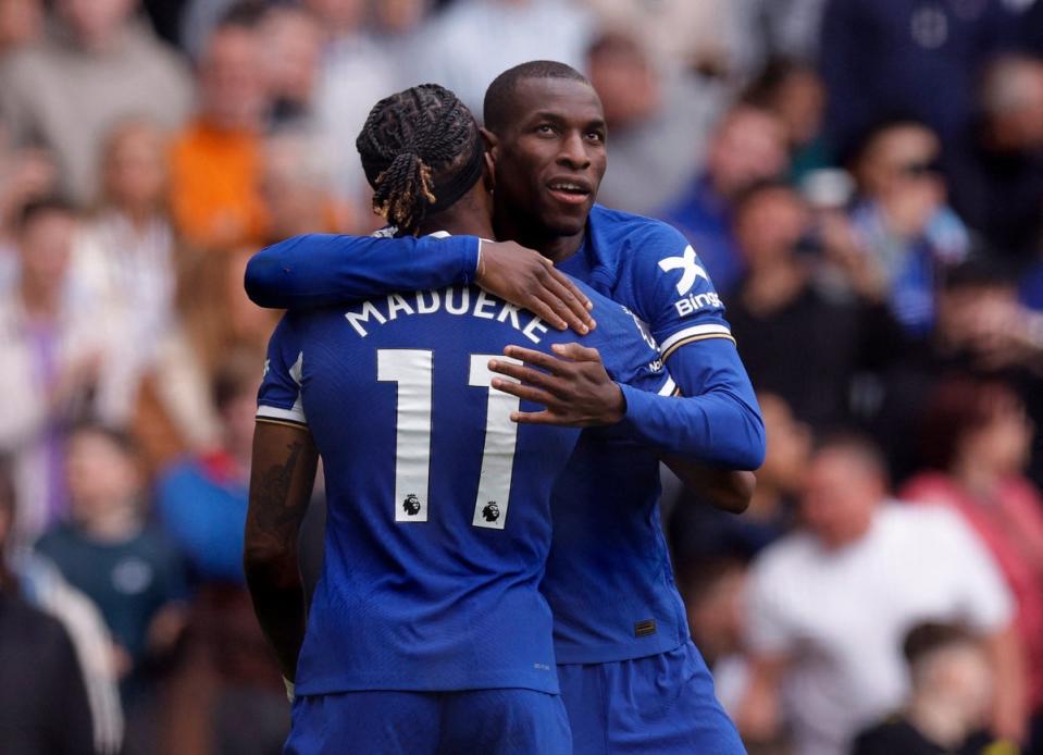 Mauricio Pochettino believes Noni Madueke and Nicolas Jackson are showing new maturity at Chelsea (Action Images via Reuters)