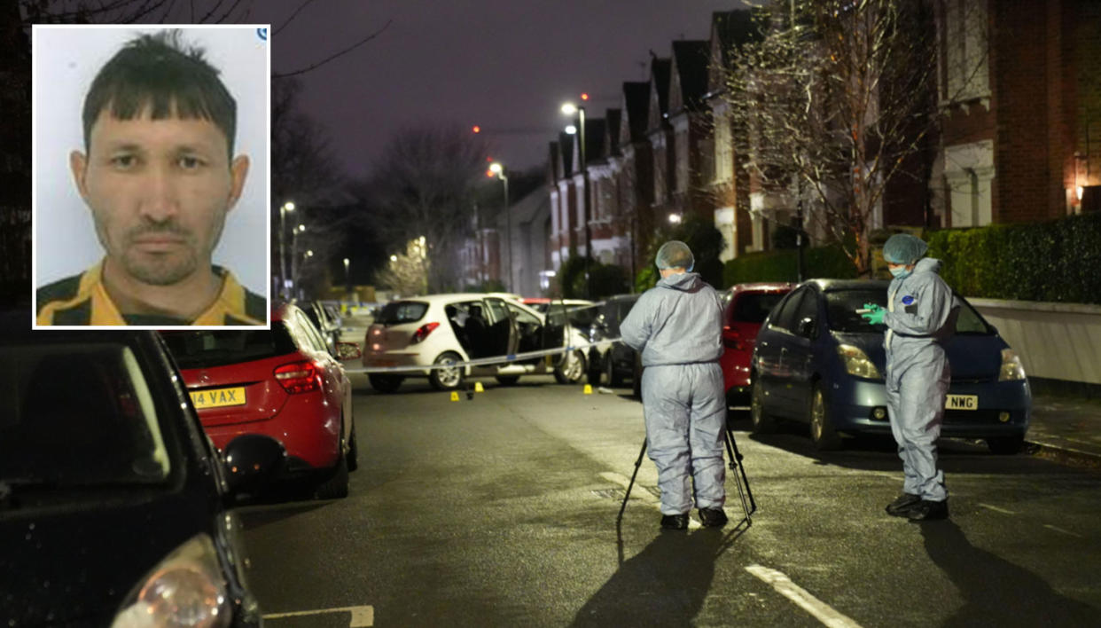 Police are hunting for Abdul Ezedi following the chemical attack in Lessar Avenue near Clapham Common, south London. (PA)